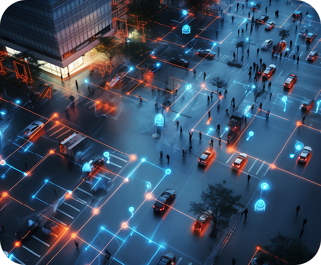 Futuristic Image representing AI agent design and implementation